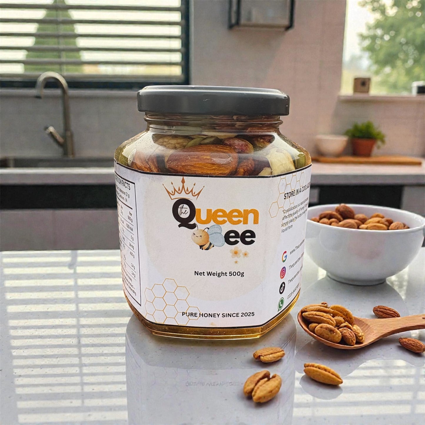 ‘Premium Nuts & Honey